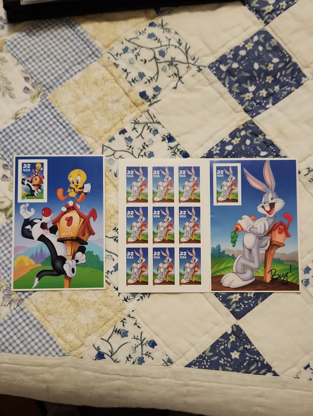 Looney Tunes Kids Collectible Stamps Set